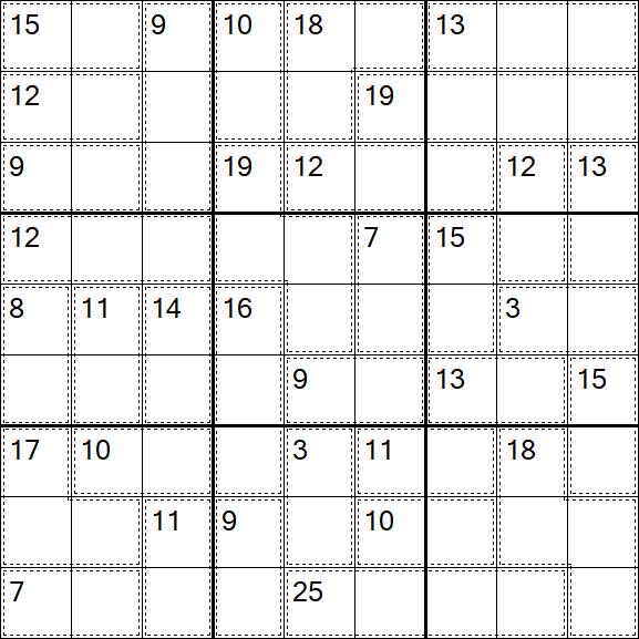 Killer Sudoku - Medium