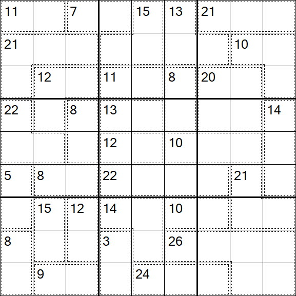 Killer Sudoku - Medium