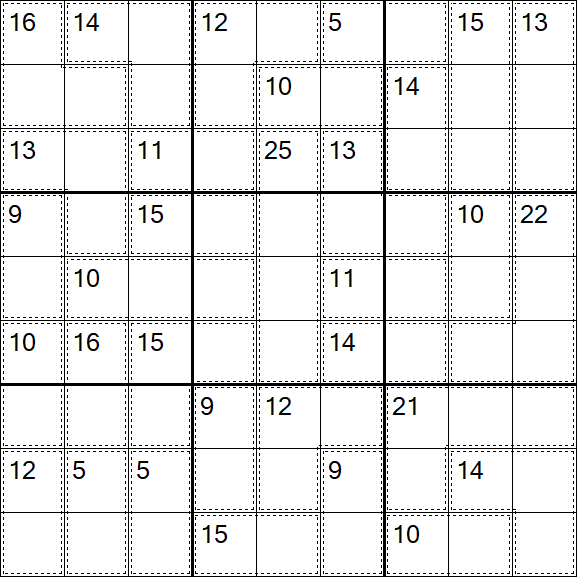 Killer Sudoku - Medium