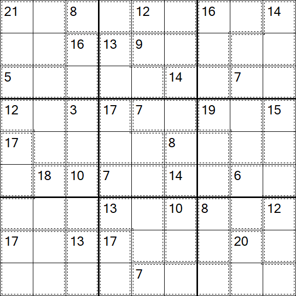 Killer Sudoku - Medium