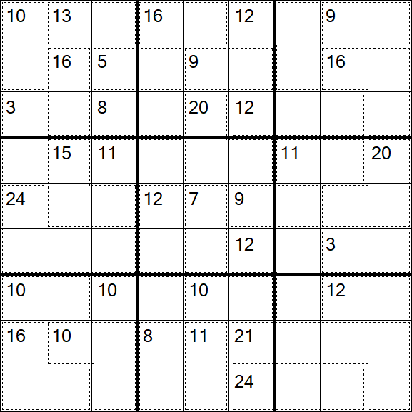 Killer Sudoku - Medium