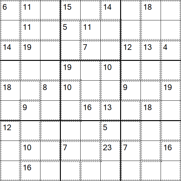 Killer Sudoku - Medium