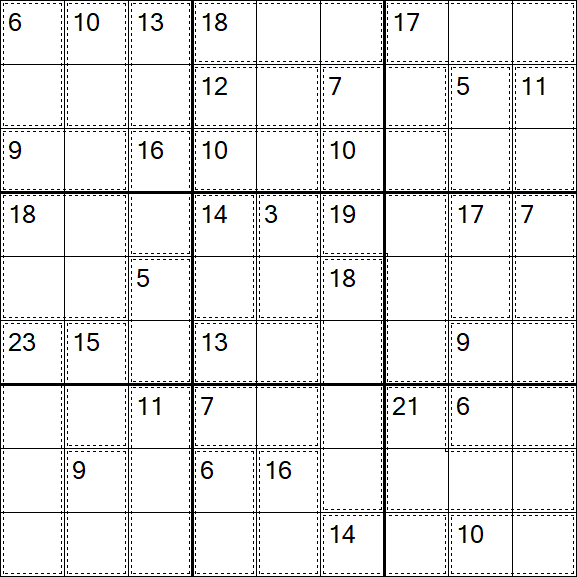 Killer Sudoku - Medium