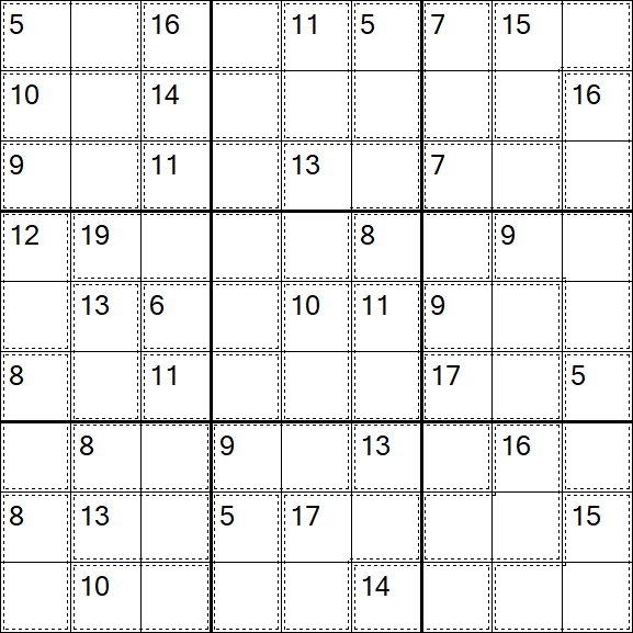 Killer Sudoku - Moyen