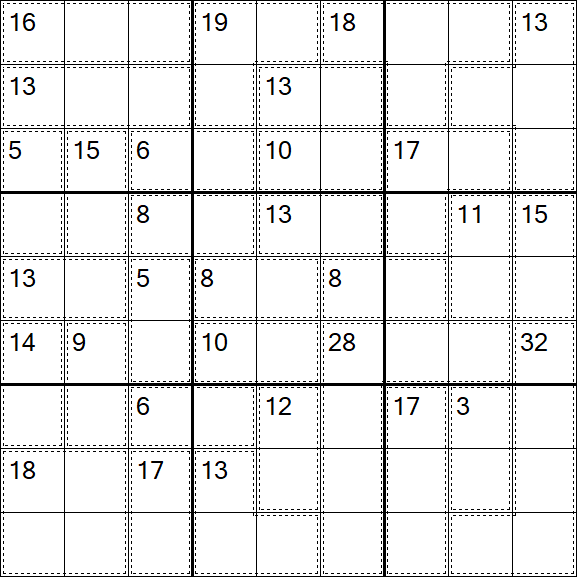 Killer Sudoku - Moyen