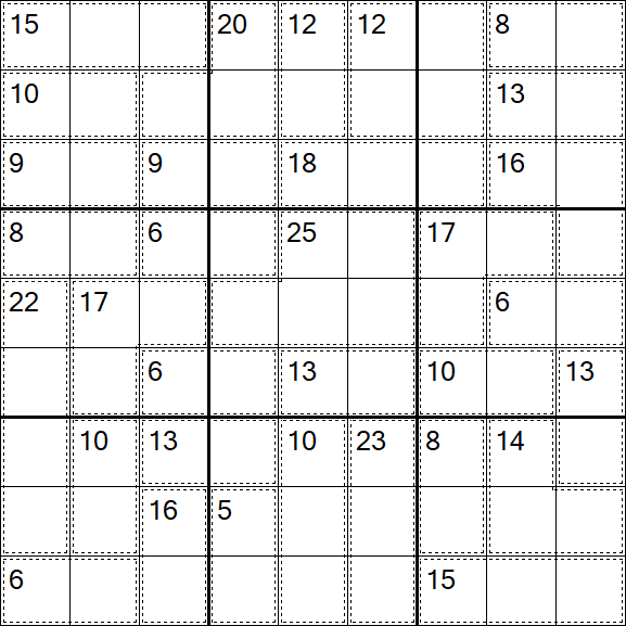 Killer Sudoku - Medium