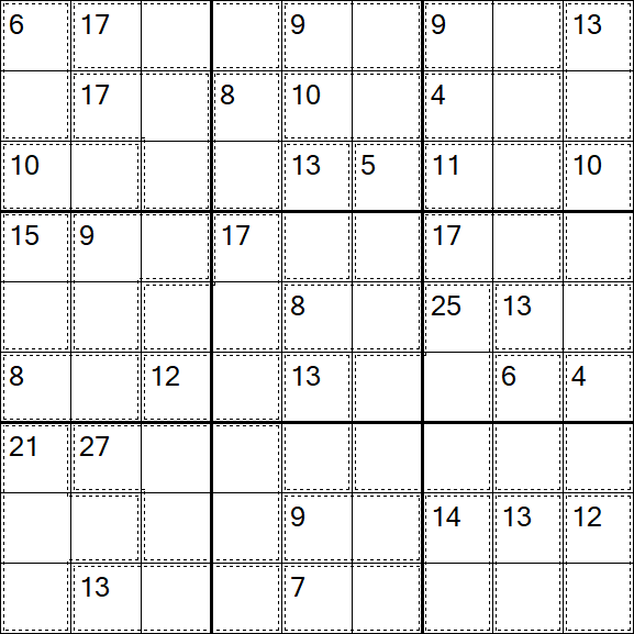 Killer Sudoku - Medium