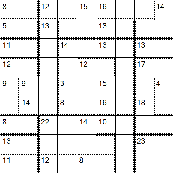 Killer Sudoku - Moyen