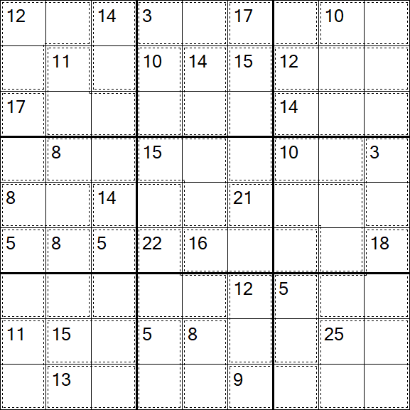 Killer Sudoku - Medium