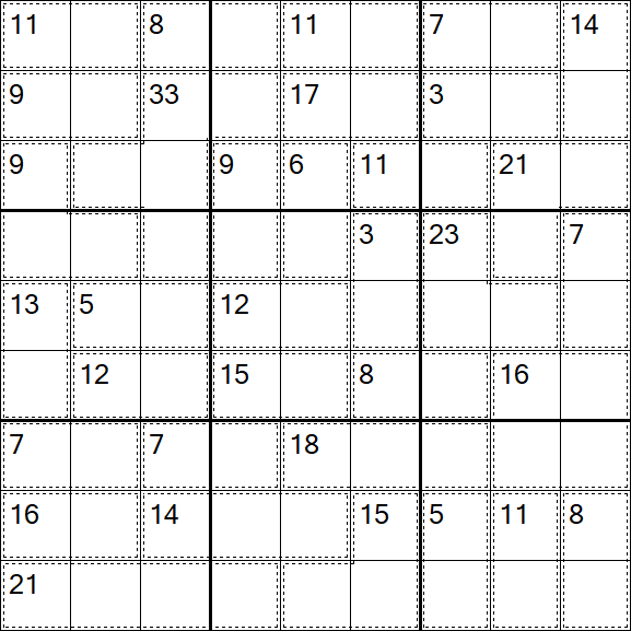 Killer Sudoku - Medium
