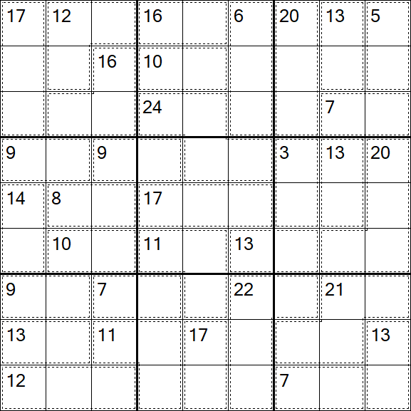 Killer Sudoku - Medium