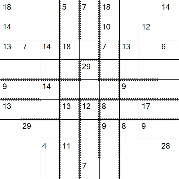 Killer Sudoku - Medium