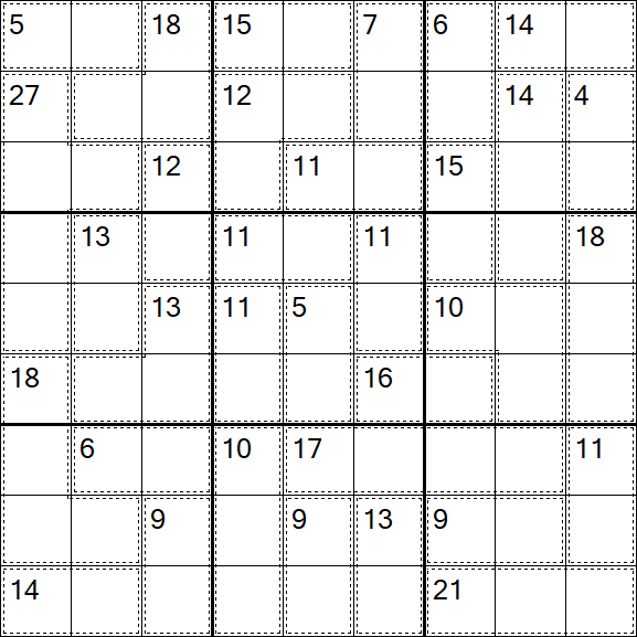 Killer Sudoku - Medium