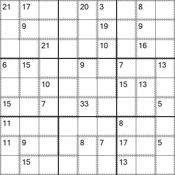 Killer Sudoku - Medium