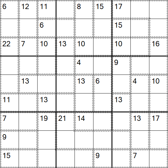Killer Sudoku - Medium