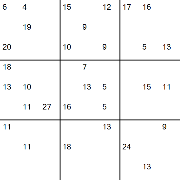 Killer Sudoku - Medium