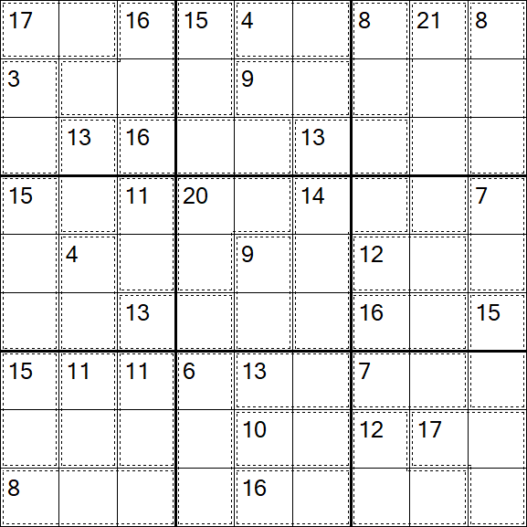 Killer Sudoku - Medium