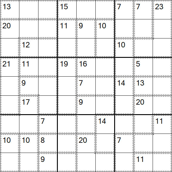 Killer Sudoku - Medium