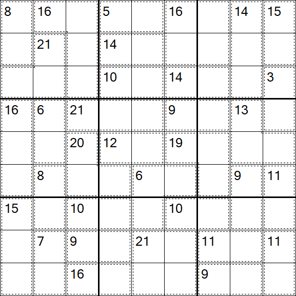 Killer Sudoku - Medium