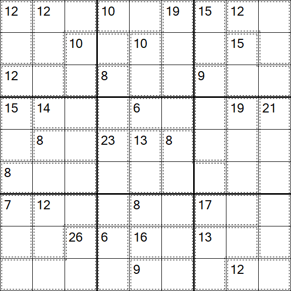 Killer Sudoku - Moyen