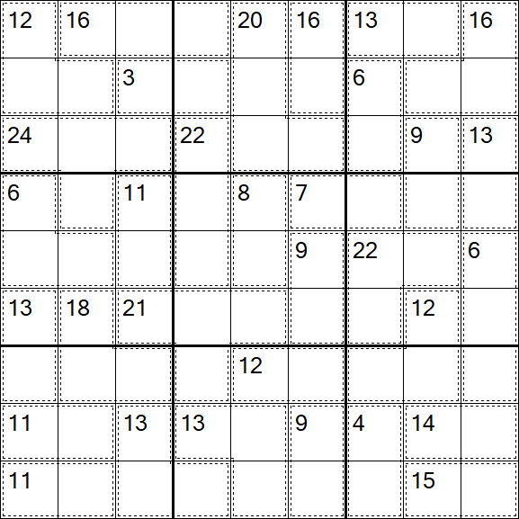 Killer Sudoku - Moyen