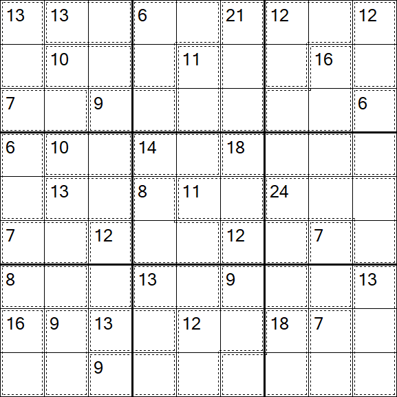 Killer Sudoku - Moyen
