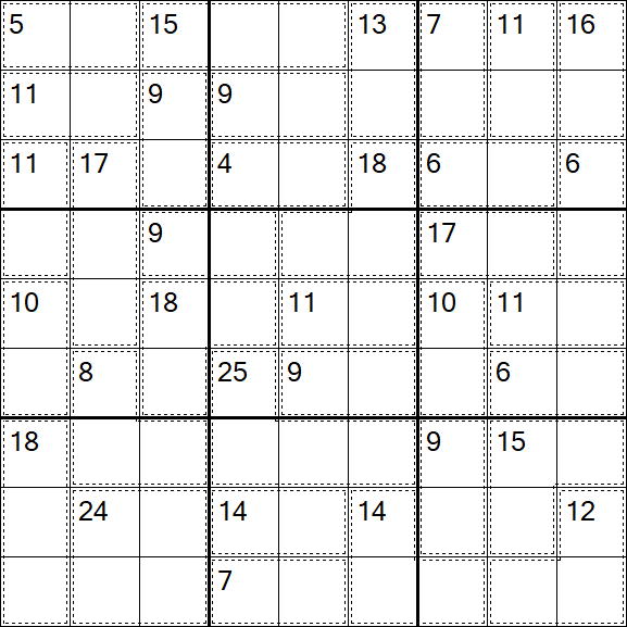 Killer Sudoku - Medium