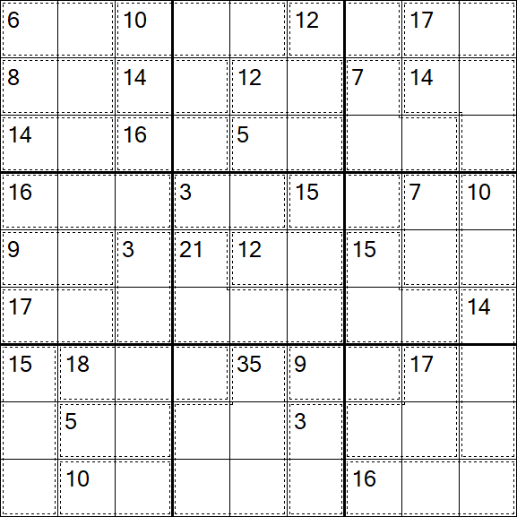 Killer Sudoku - Medium