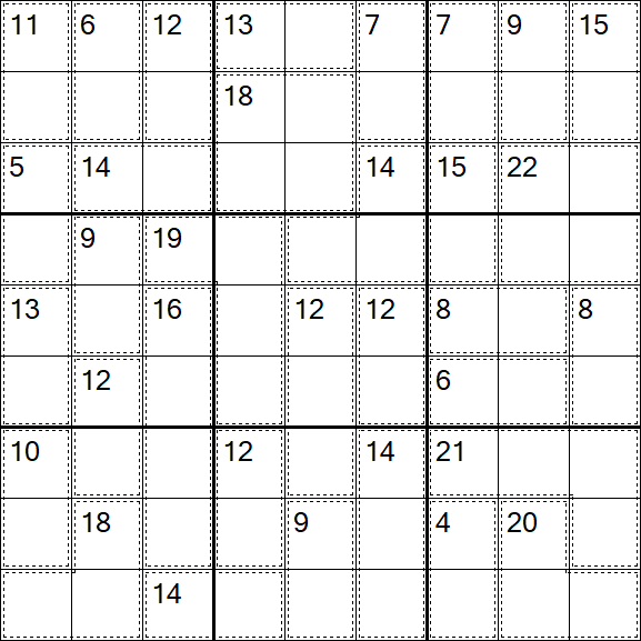 Killer Sudoku - Medium