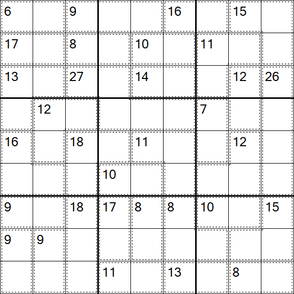 Killer Sudoku - Medium
