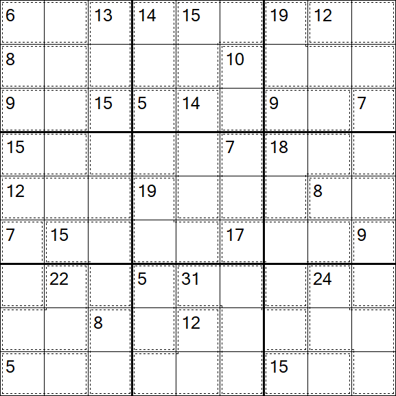 Killer Sudoku - Medium