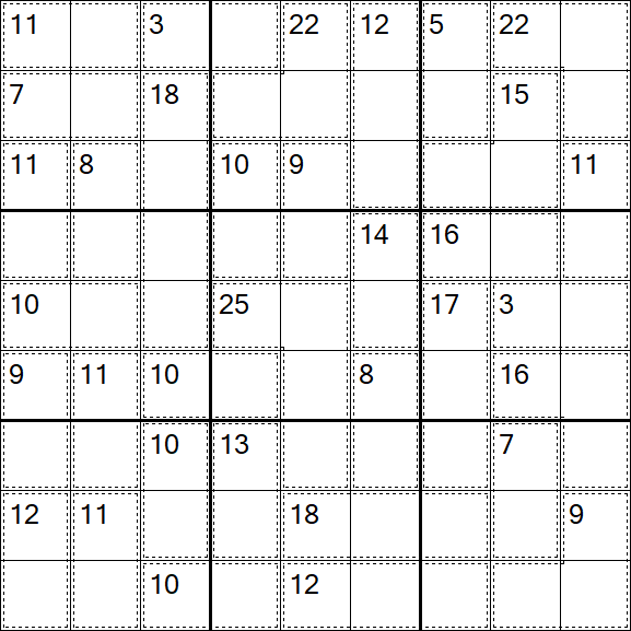 Killer Sudoku - Medium