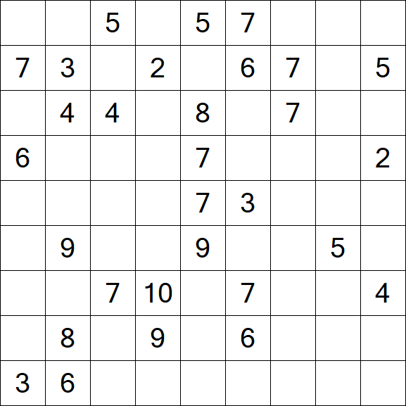 Kuromasu - Difficile