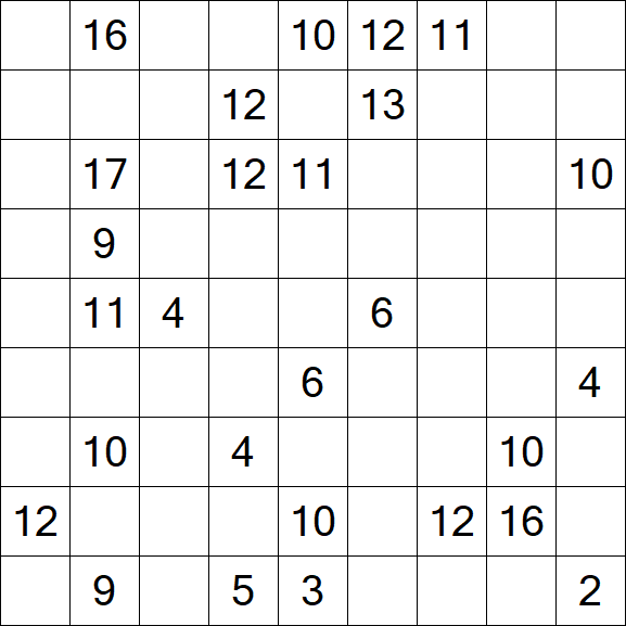 Kuromasu - Schwierig