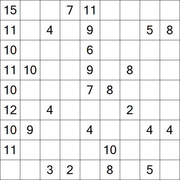 Kuromasu - Difficile