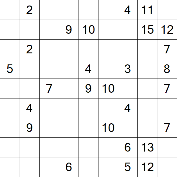 Kuromasu - Difficile