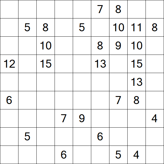 Kuromasu - Difficile