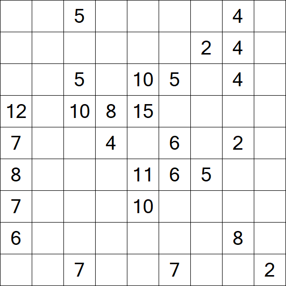 Kuromasu - Difficile