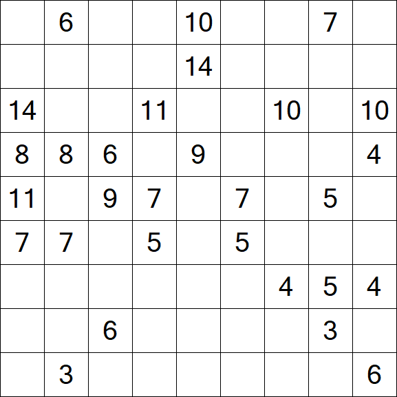 Kuromasu - Schwierig