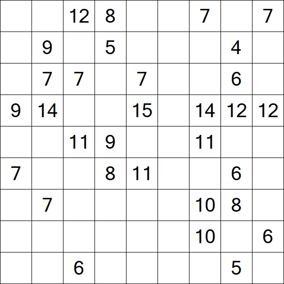Kuromasu - Difficile
