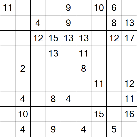 Kuromasu - Difficile