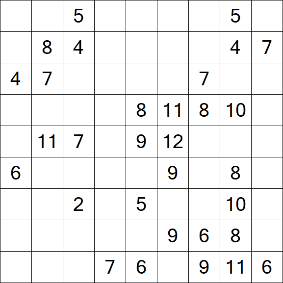 Kuromasu - Difficile