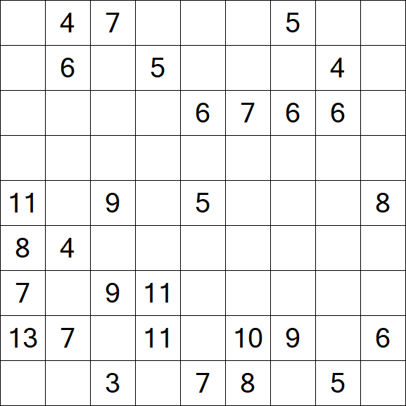 Kuromasu - Schwierig