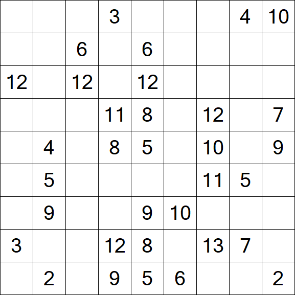 Kuromasu - Difficile