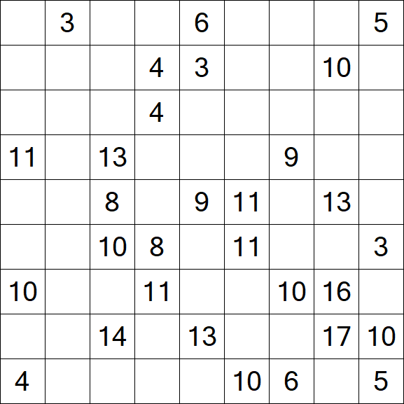 Kuromasu - Difficile