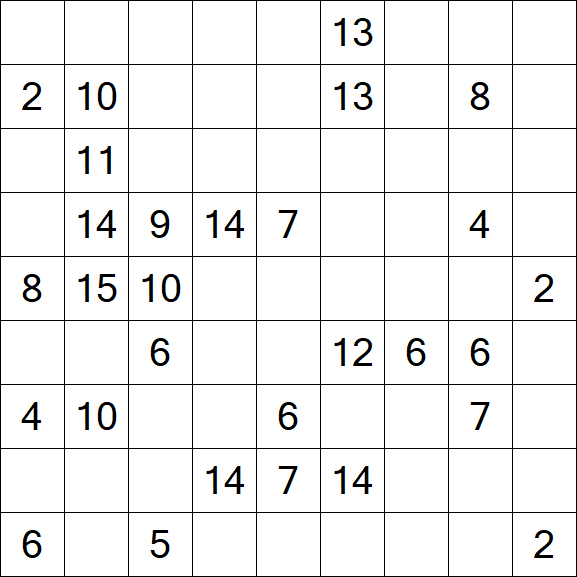 Kuromasu - Difficile