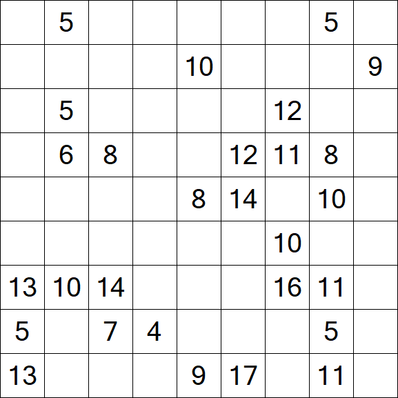 Kuromasu - Difficile