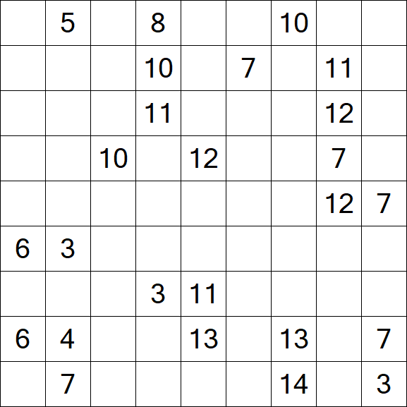 Kuromasu - Difficile
