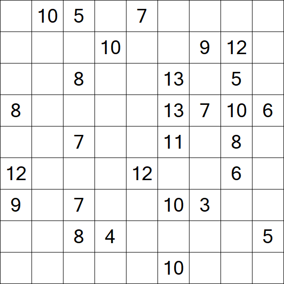 Kuromasu - Difficile