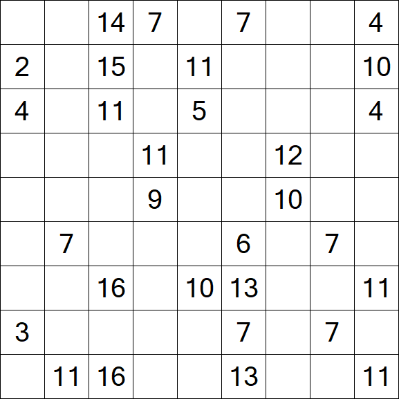 Kuromasu - Difficile